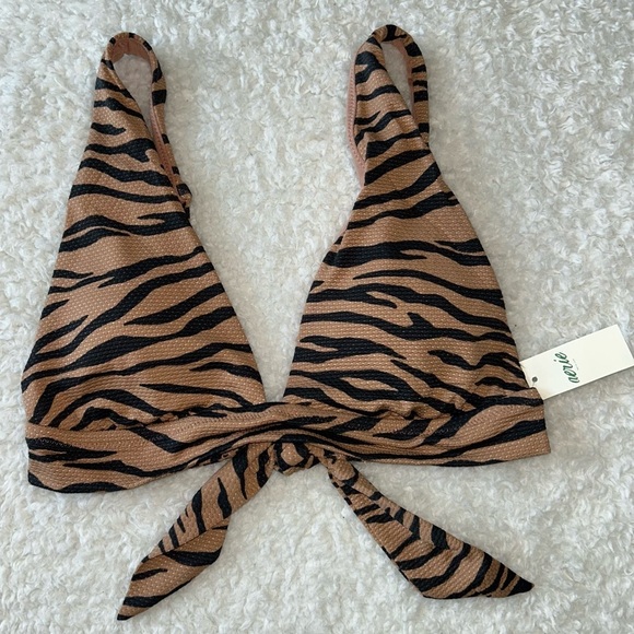 aerie Other - Aerie Zebra Triangle Bikini Top Small NWT